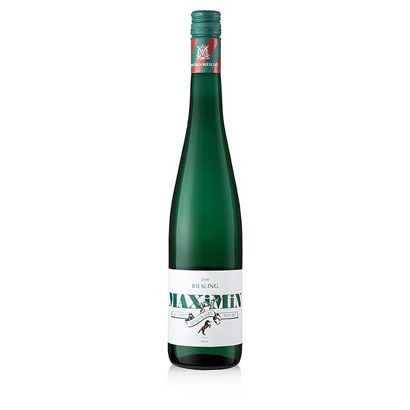2018er Riesling Maximin, feinherb, 12% vol., Maximin Grünhäuser - 750 ml - Flasche 2018er Riesling Maximin, feinherb, 12% vol., Maximin Grünhäuser - 750 ml - Flasche