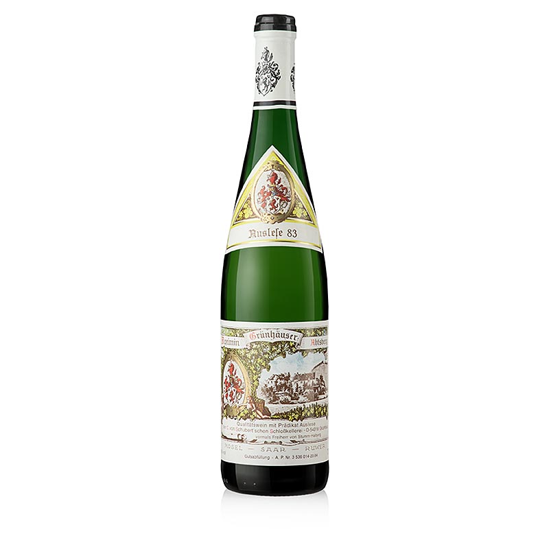 1993er Abtsberg Riesling Auslese Nr.83, edelsüß, 8% vol., Maximin Grünhaus - 750 ml - Flasche 1993er Abtsberg Riesling Auslese Nr.83, edelsüß, 8% vol., Maximin Grünhaus - 750 ml - Flasche