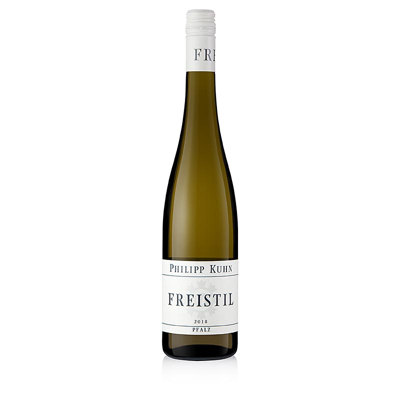 2018er Freistil Muskateller, trocken, 11,5% vol., Philipp Kuhn - 750 ml - Flasche 2018er Freistil Muskateller, trocken, 11,5% vol., Philipp Kuhn - 750 ml - Flasche