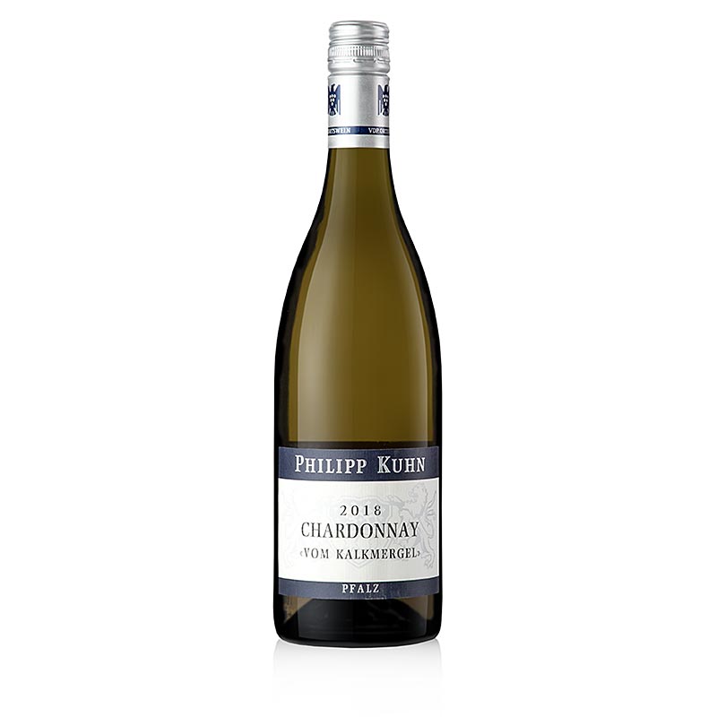 2018er Chardonnay vom Kalkmergel, trocken, 13% vol., Philipp Kuhn - 750 ml - Flasche 2018er Chardonnay vom Kalkmergel, trocken, 13% vol., Philipp Kuhn - 750 ml - Flasche