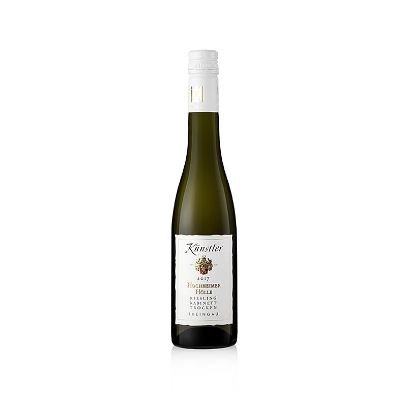 2017er Hochheimer Hölle, Riesling Kabinett, trocken, 12,5% vol., Künstler - 375 ml - Flasche 2017er Hochheimer Hölle, Riesling Kabinett, trocken, 12,5% vol., Künstler - 375 ml - Flasche