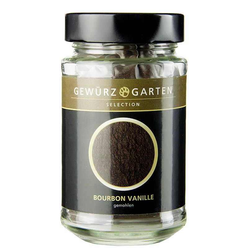 Gewürzgarten Bourbon-Vanille, gemahlen - 80 g - Glas