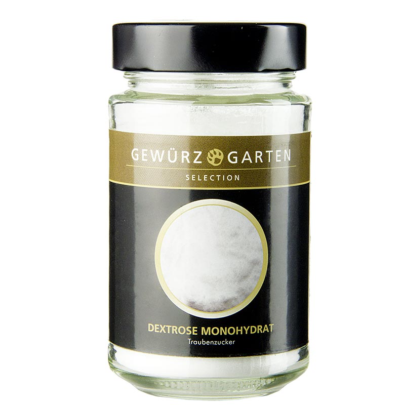 Gewürzgarten Dextrose Monohydrat (Traubenzucker) - 120 g - Glas