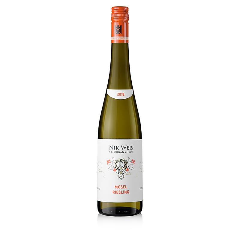 2018er Riesling, trocken, 12% vol., St.Urbans-Hof - 750 ml - Flasche 2018er Riesling, trocken, 12% vol., St.Urbans-Hof - 750 ml - Flasche
