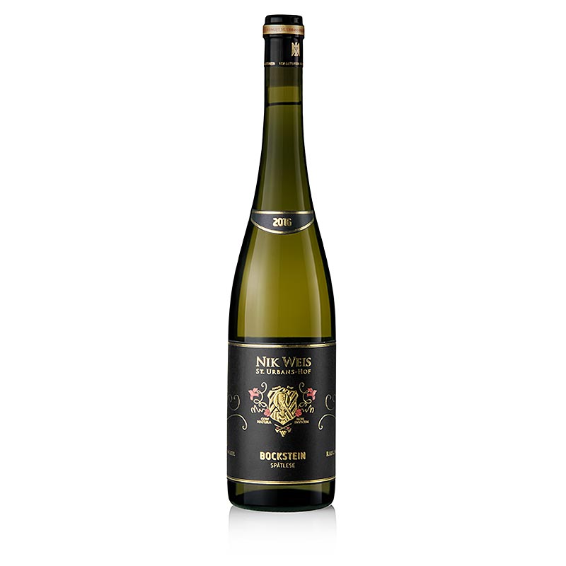 2016er Ockfener Bockstein, Riesling, Spätlese, süß, 7,5% vol., St.Urbans-Hof - 750 ml - Flasche 2016er Ockfener Bockstein, Riesling, Spätlese, süß, 7,5% vol., St.Urbans-Hof - 750 ml - Flasche