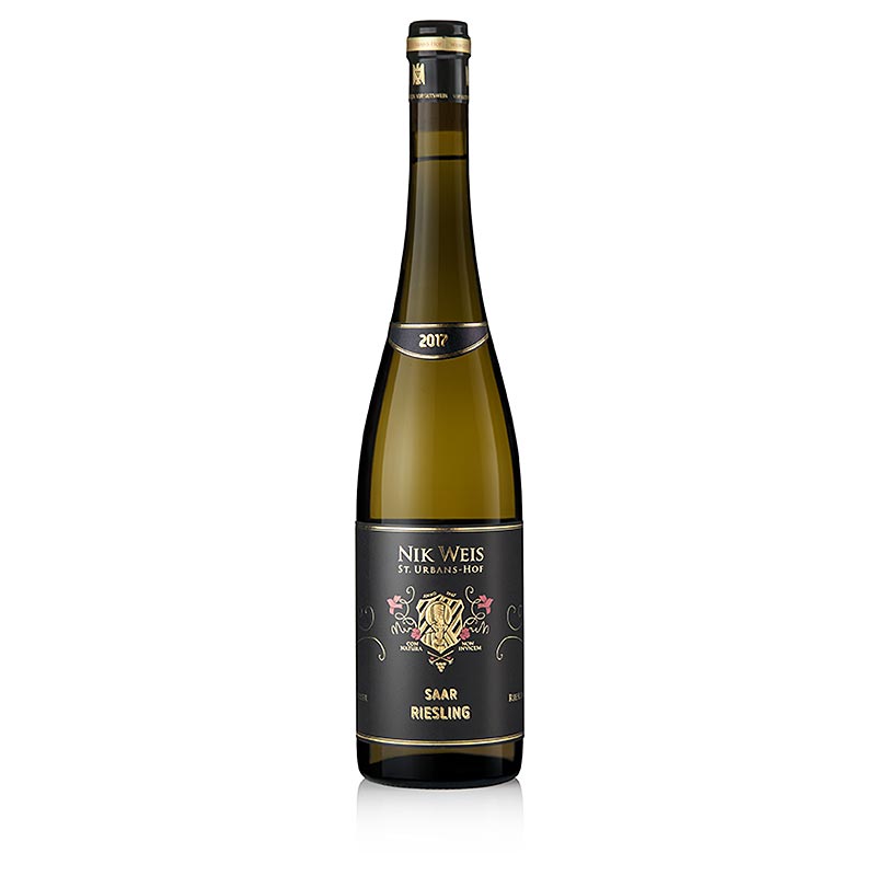 2017er Saar Riesling, süß, 10,5% vol., St.Urbans-Hof - 750 ml - Flasche 2017er Saar Riesling, süß, 10,5% vol., St.Urbans-Hof - 750 ml - Flasche