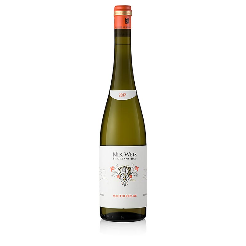 2017er Schiefer Riesling, feinherb, 11% vol., St.Urbans-Hof - 750 ml - Flasche 2017er Schiefer Riesling, feinherb, 11% vol., St.Urbans-Hof - 750 ml - Flasche