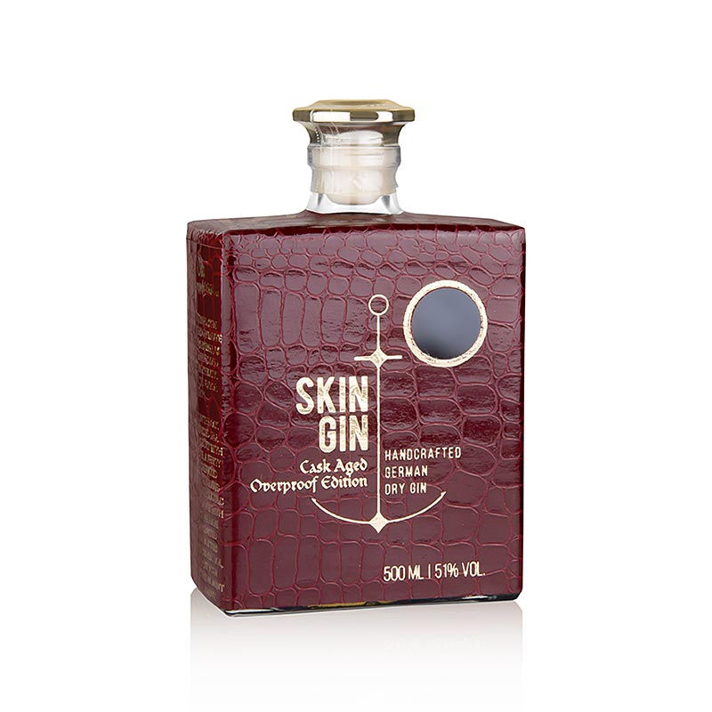 Skin Gin - Cask Aged Overproof Edition, 51% vol. - 500 ml - Flasche