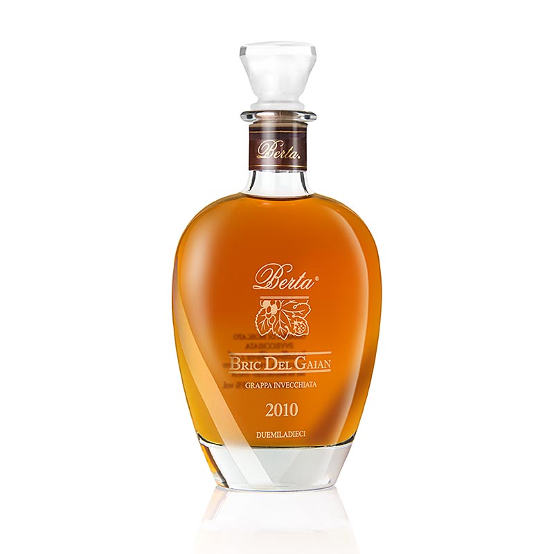 Bric del Gaian 2010 - Grappa Moscato Invecchiata, 43% vol., Berta - 700 ml - Flasche Bric del Gaian 2010 - Grappa Moscato Invecchiata, 43% vol., Berta - 700 ml - Flasche