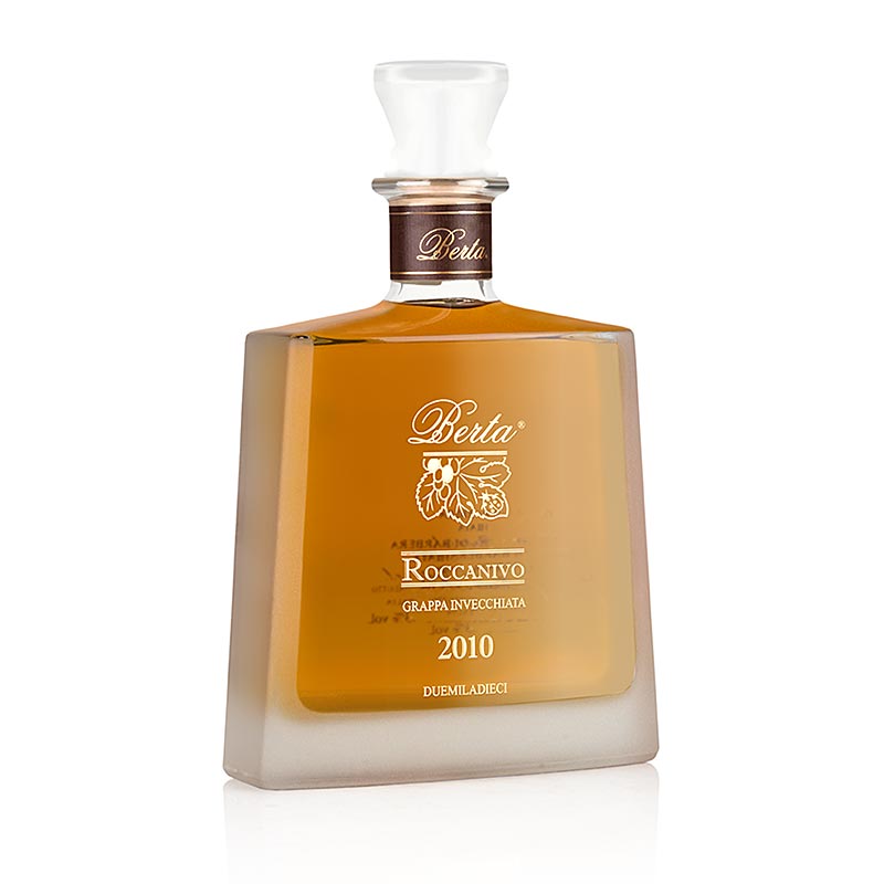 Roccanivo 2010 - Grappa Barbera Invecchiata, 43% vol., Berta - 700 ml - Flasche Roccanivo 2010 - Grappa Barbera Invecchiata, 43% vol., Berta - 700 ml - Flasche