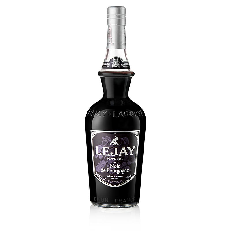 Lejay Noir de Bourgogne, Creme de Cassis de Dijon, Johannisbeer Likör, 20% vol. - 700 ml - Flasche Lejay Noir de Bourgogne, Creme de Cassis de Dijon, Johannisbeer Likör, 20% vol. - 700 ml - Flasche