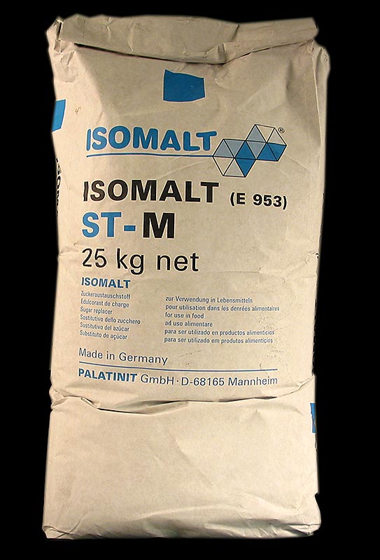 Isomalt - suikervervanger ST M, grof, 0,5 - 3,5 mm - 25 kg - tas