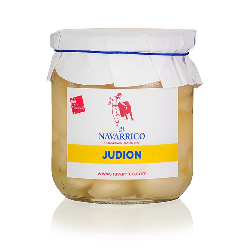 Giant beans Judion, white, Navarrico - 325 g - Glass