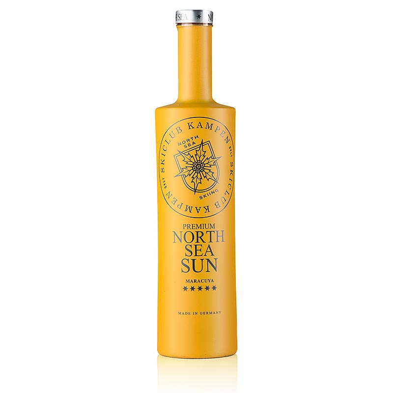 North Sea Sun, likeur met wodka en passievrucht, 15% vol., Skiclub Kampen - 700 ml - fles