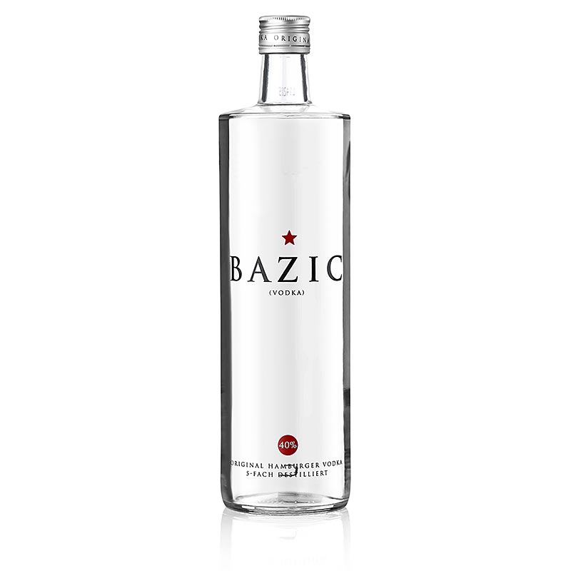 Vodka Bazic, 40% vol. - 1 l - Flasche Vodka Bazic, 40% vol. - 1 l - Flasche