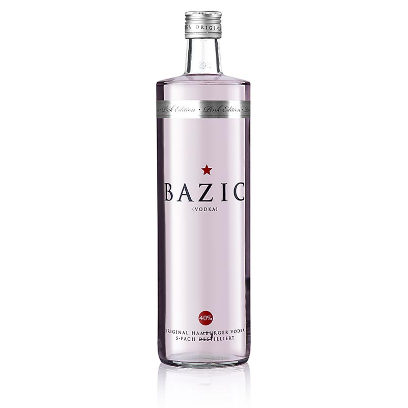Vodka Bazic Pink, 40% vol. - 1 l - Flasche Vodka Bazic Pink, 40% vol. - 1 l - Flasche