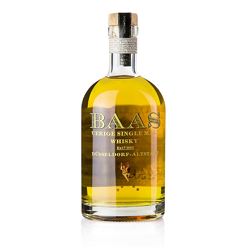 Single Malt Whisky Uerige Baas, 5 Jahre, Laddie Cask, 46,8% vol., Düsseldorf - 500 ml - Flasche