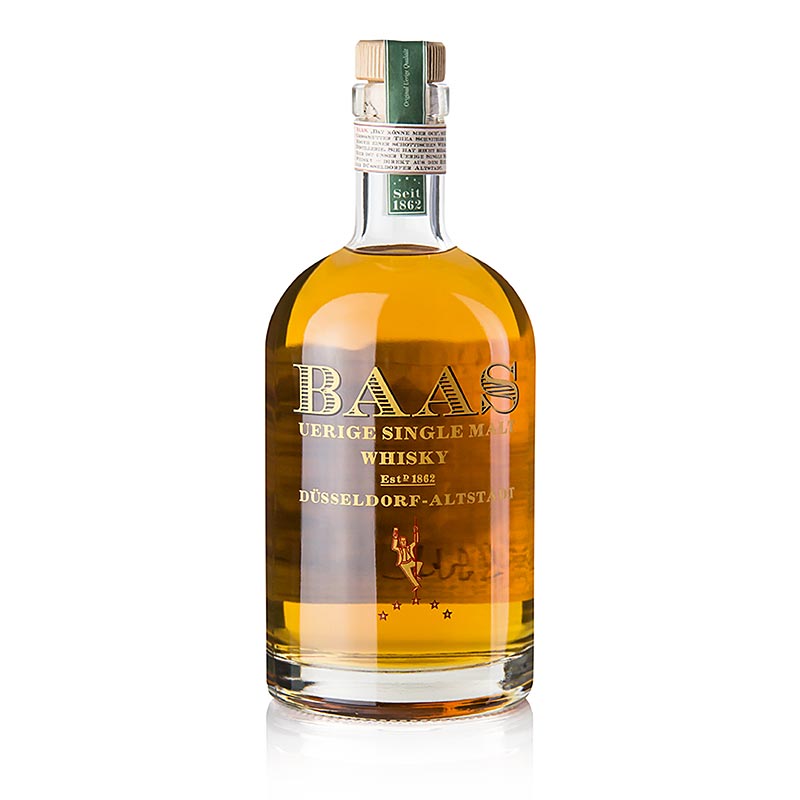 Single Malt Whisky Uerige Baas, 10 Jahre, Bourbon Fass, 46% vol., Düsseldorf - 500 ml - Flasche Single Malt Whisky Uerige Baas, 10 Jahre, Bourbon Fass, 46% vol., Düsseldorf - 500 ml - Flasche