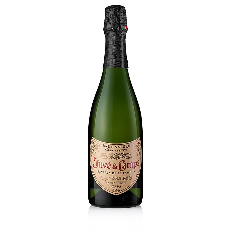 2015er Gran Reserva Familia, Brut Nature Cava, 12% vol., Juve y Camps, BIO - 750 ml - Flasche 2015er Gran Reserva Familia, Brut Nature Cava, 12% vol., Juve y Camps, BIO - 750 ml - Flasche