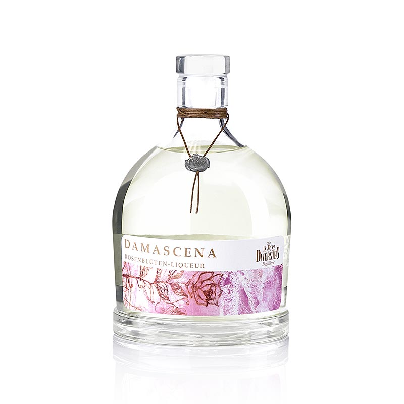 Dwersteg Organic Liqueur aux pétales de rose de Damascena, 33% vol., Bio - 700 ml - bouteille