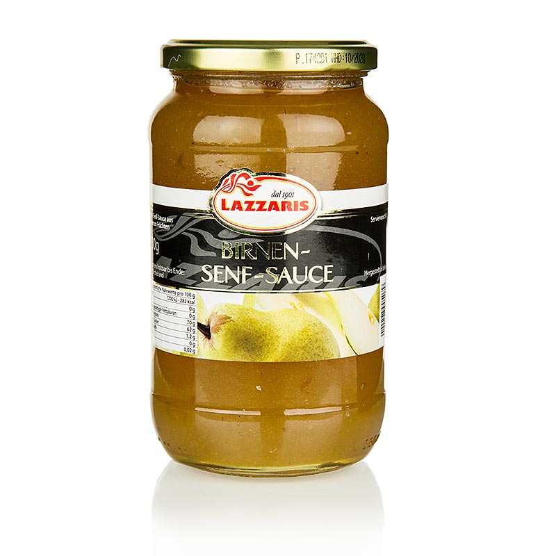 Lazzaris - Paere - Sennep - Sauce, Ticino stil - 730 g - Glas
