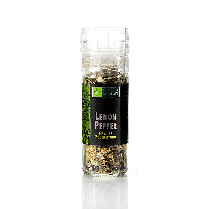 Gourmet-Gewürzmühle Lemon Pepper, Easy Gourmet - 45 g - Mühle Gourmet-Gewürzmühle Lemon Pepper, Easy Gourmet - 45 g - Mühle
