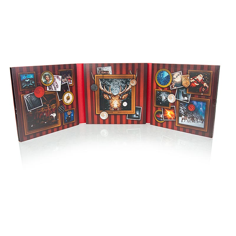 Adventskalender Criminal Christmas 4 - u.Buch, mit Alkohol, Peters - 255 g - Packung Adventskalender Criminal Christmas 4 - u.Buch, mit Alkohol, Peters - 255 g - Packung