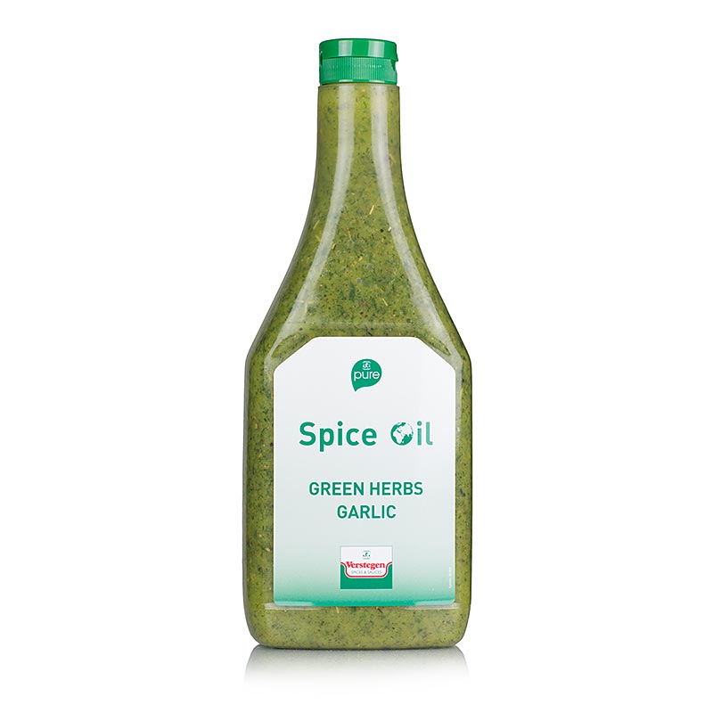 Spice oil Green herbs and garlic, Verstegen - 870 ml - Pe-bottle