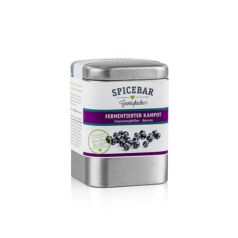 Spicebar - Fermentierter Kampot Pfeffer, Beeren - 60 g - Dose Spicebar - Fermentierter Kampot Pfeffer, Beeren - 60 g - Dose