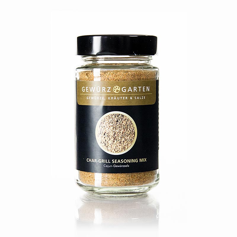 Spice Garden Char Grill Seasoning Mix, Cajun Spiced Salt - 180 g - Glass