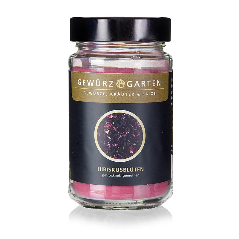 Spice garden Hibiscus flowers, dried, ground - 90 g - Glass