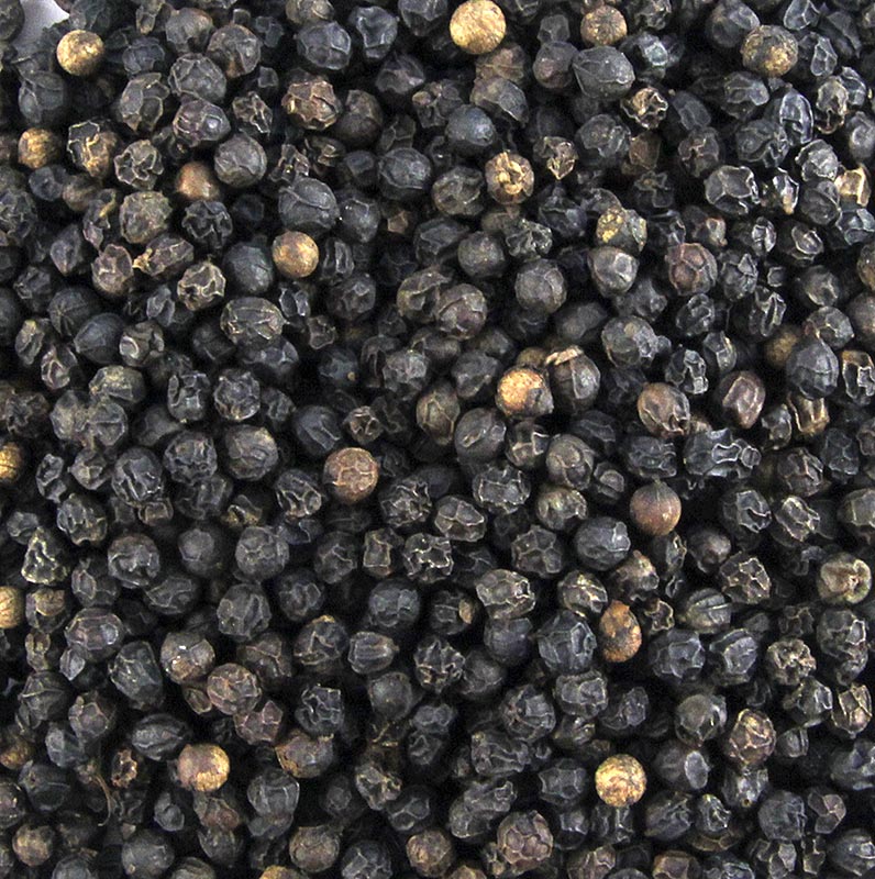 Spice Garden Malabar Pepper, black, whole - 120 g - Glass