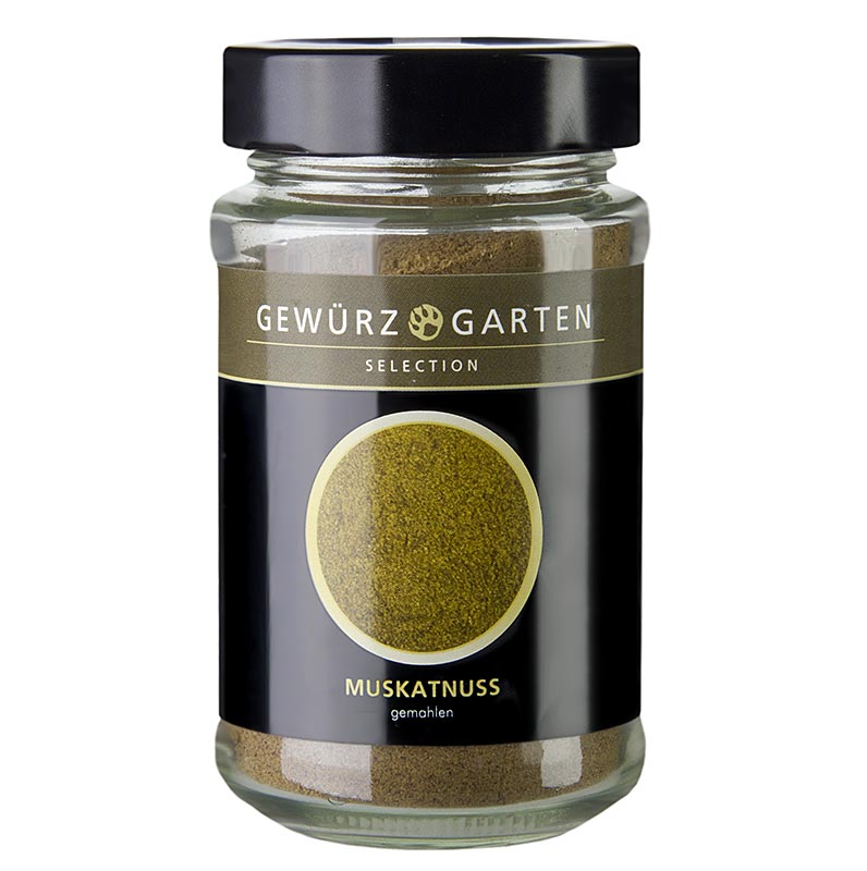 Gewürzgarten Muskatnuss, gemahlen - 120 g - Glas