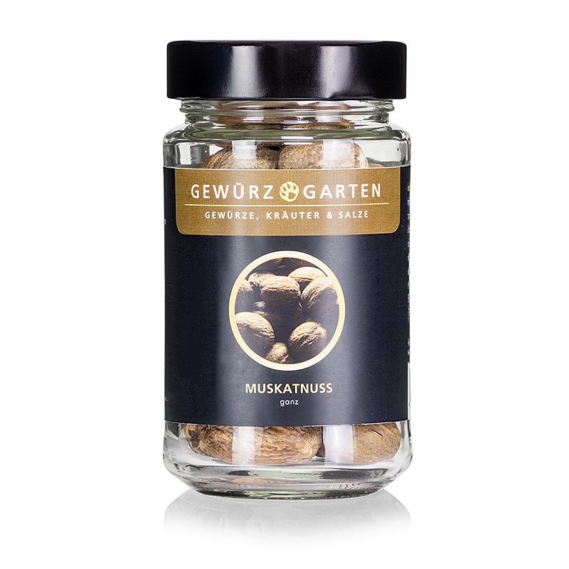 Spice garden nutmeg, whole - 125 g - Glass