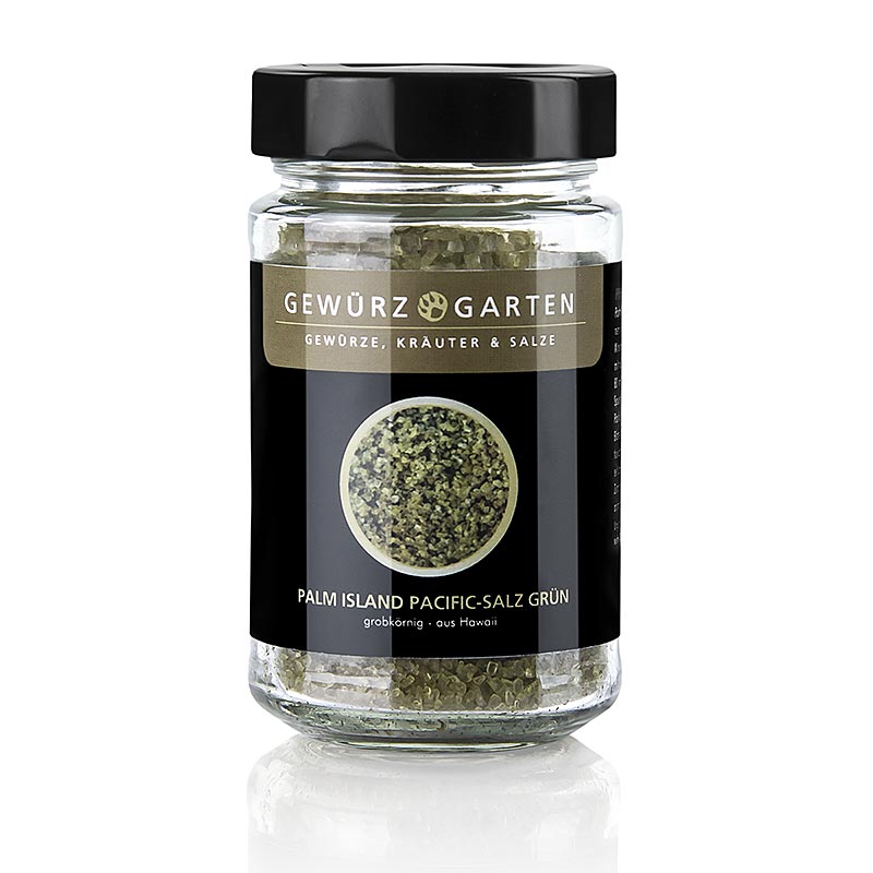 Gewürzgarten Palm Island Pacific-Salzzubereitung, grün mit Bambusextrakt, grob - 220 g - Glas Gewürzgarten Palm Island Pacific-Salzzubereitung, grün mit Bambusextrakt, grob - 220 g - Glas