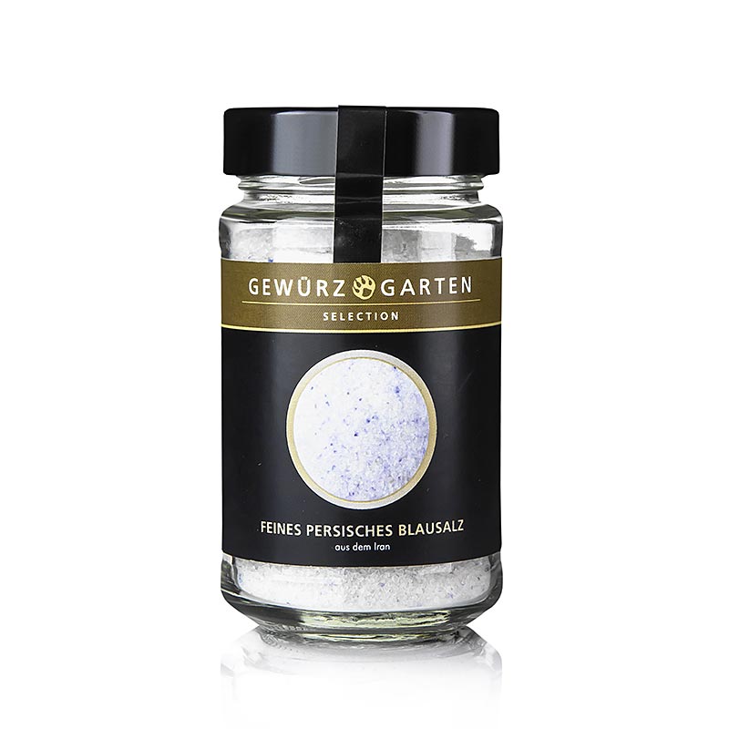 Spice garden Persian blue salt, fine, Iran - 240 g - Glass