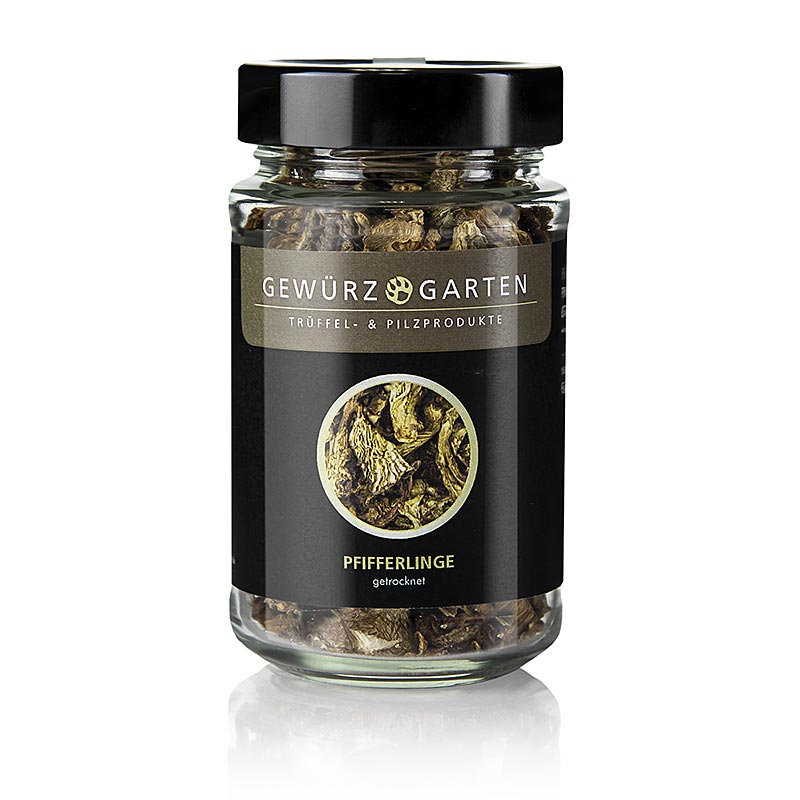 Spice garden chanterelles, dried - 30 g - Glass