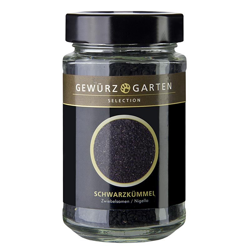 Gewürzgarten Schwarzkümmel/Zwiebelsamen/Nigella - 120 g - Glas