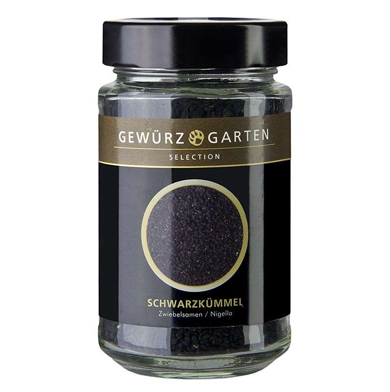 Gewürzgarten Schwarzkümmel / Zwiebelsamen / Nigella - 120 g - Glas