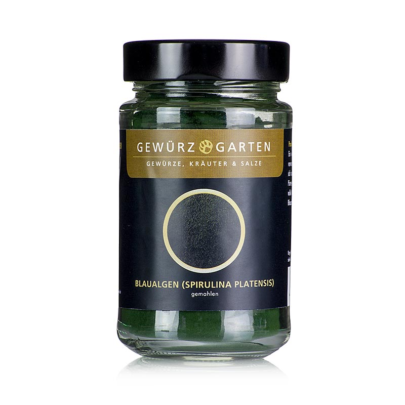 Spice garden Spirulina platensis (blue-green algae), ground - 120 g - Glass