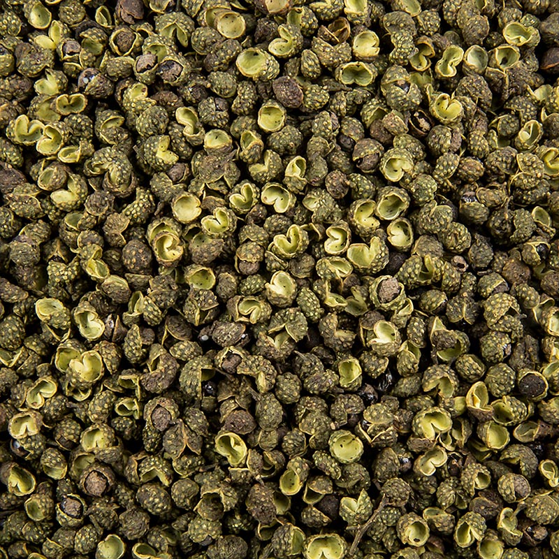 Poivre vert du Sichuan - Poivre du Sichuan, Poivre de montagne chinois, cueilli à la main - 250 g - sac