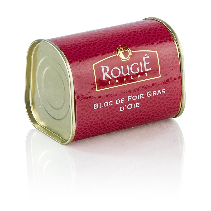 Foie gras blok, foie gras, trapes, halv konservering, rougie - 145 g - kan