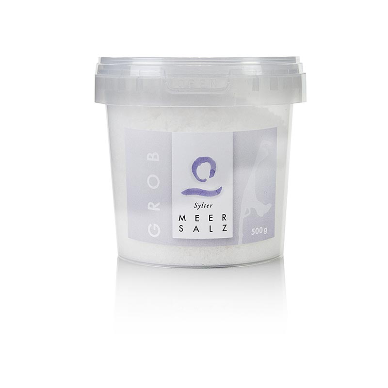 Sylter Meersalz, grob - 500 g - Pe-dose Sylter Meersalz, grob - 500 g - Pe-dose