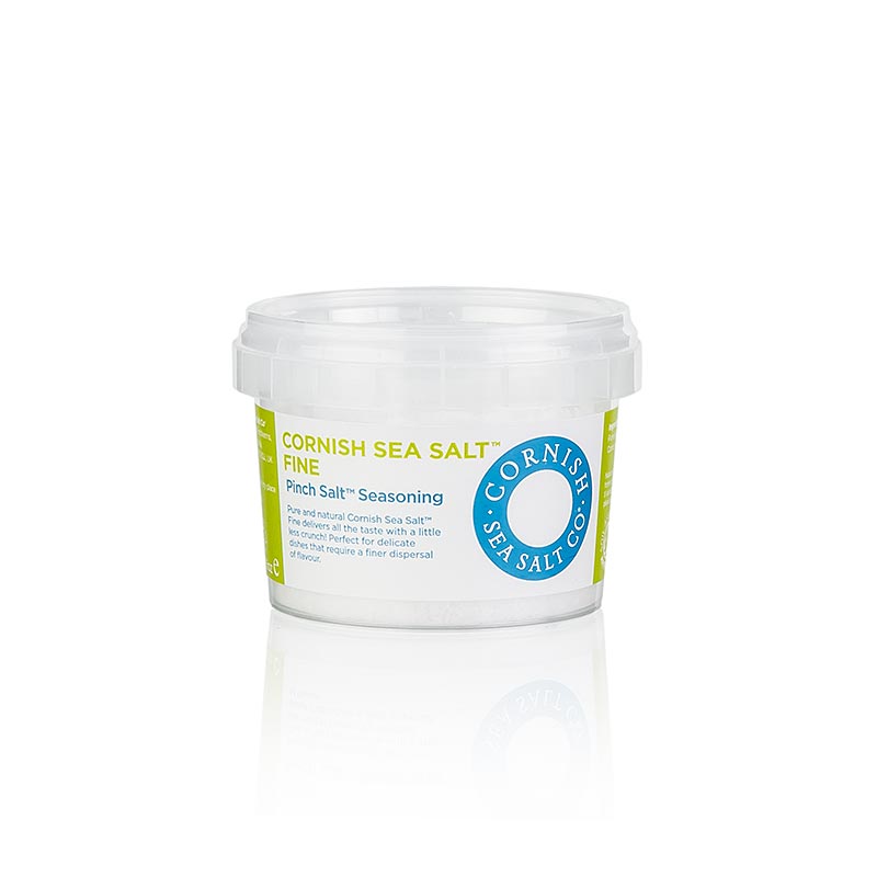 Cornish Sea Salt, feines Meersalz, aus Cornwall/England - 75 g - Pe-dose Cornish Sea Salt, feines Meersalz, aus Cornwall/England - 75 g - Pe-dose