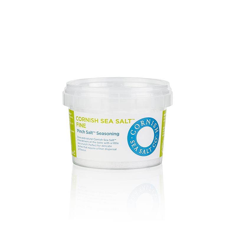 Cornish Sea Salt, fijn zeezout, uit Cornwall / Engeland - 75 g - Pe-dosis