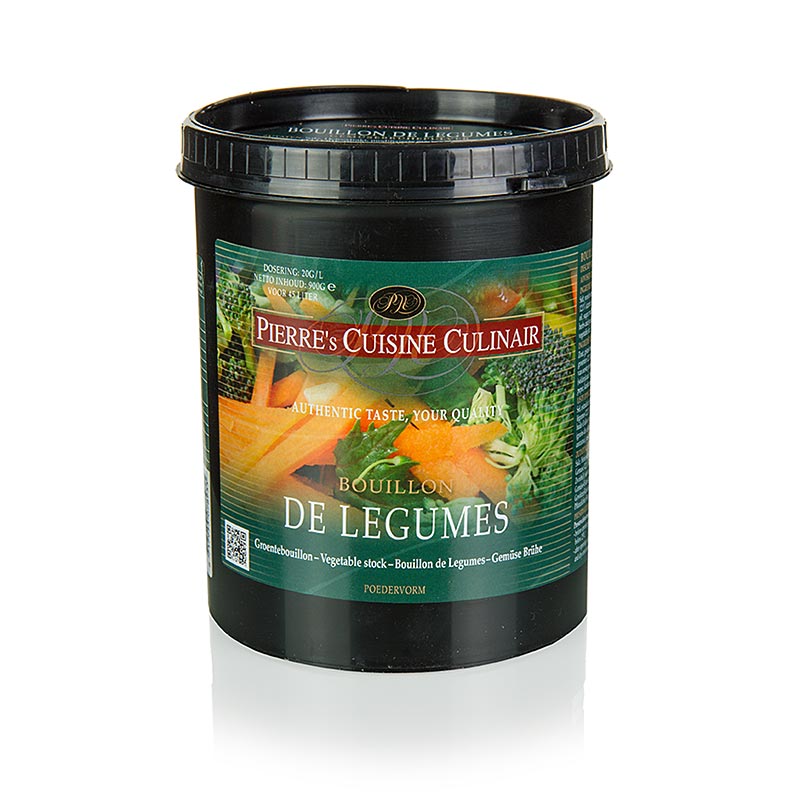 Pierre`s Cuisine Culinair Gemüse Bouillon Pulver, ca. 45 l - 900 g - Dose Pierre`s Cuisine Culinair Gemüse Bouillon Pulver, ca. 45 l - 900 g - Dose