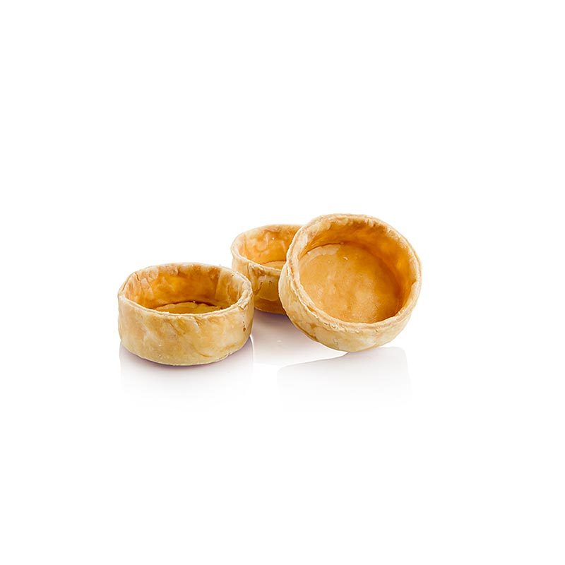 Puff pastry tartlets Les Milles Feuilles, Ø 48 x 19 mm - 750 g, 125 pcs - carton