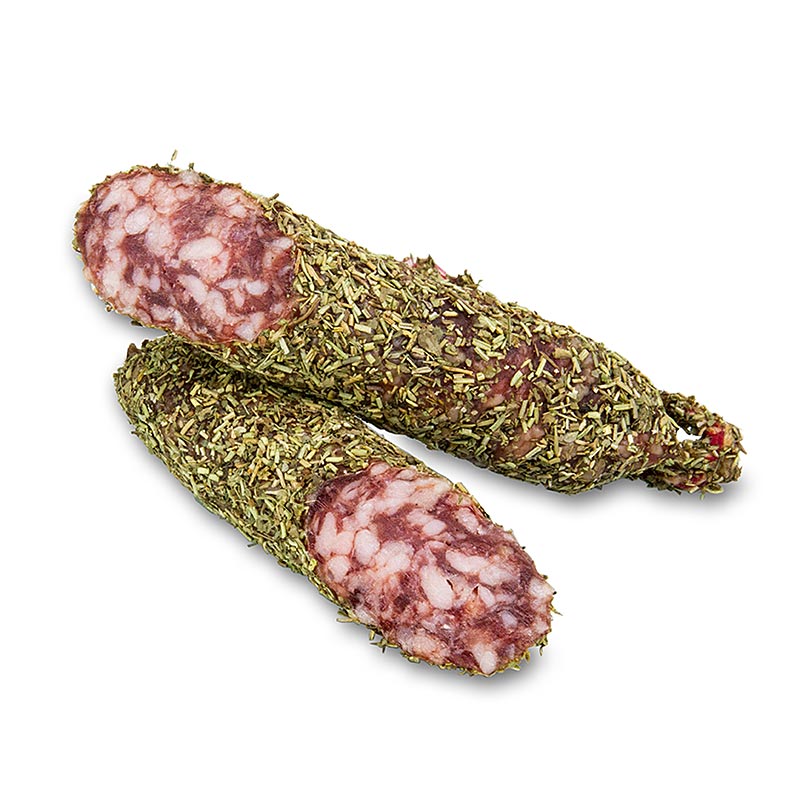 Saucisson - Salamiwurst mit Kräutern der Provence, Terre de Provence - 135 g - Folie Saucisson - Salamiwurst mit Kräutern der Provence, Terre de Provence - 135 g - Folie