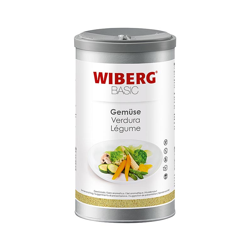 Wiberg BASIC légumes, sel d`assaisonnement - 1 kg - boîte arôme