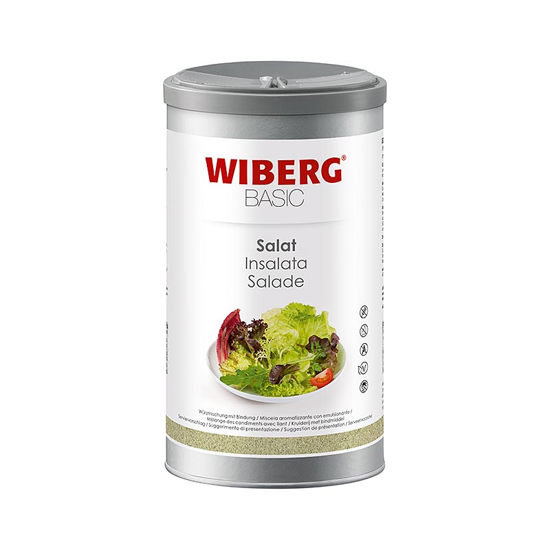 Wiberg BASIC Salat, Würzmischung mit Bindung - 1 kg - Aromabox